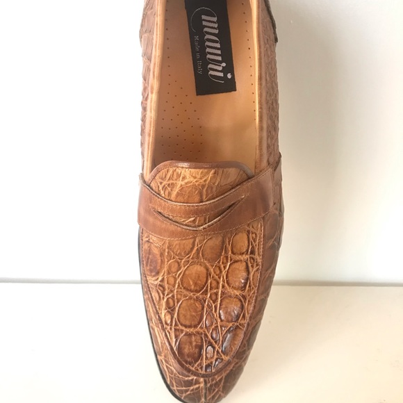 Mauri Crocodile Skin Slip-On Shoe main image 4